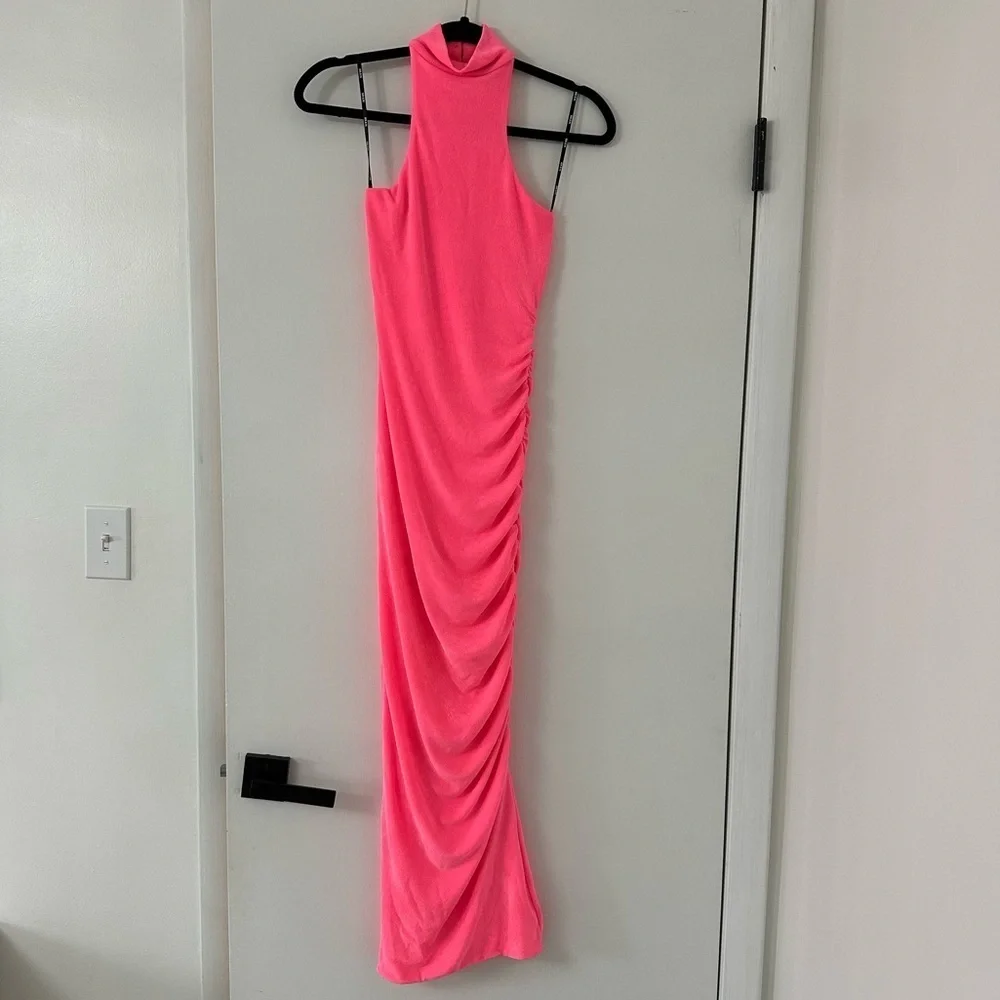 SER.O.YA Delta Dress Size XS NWT - Neon Pink - Picture 5 of 7